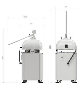 Тистодильник-округлювач полуавтоматический Vitella SPASA15